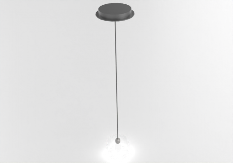 Lampada a sospensione 3D - Lampada pendente in cristallo -...