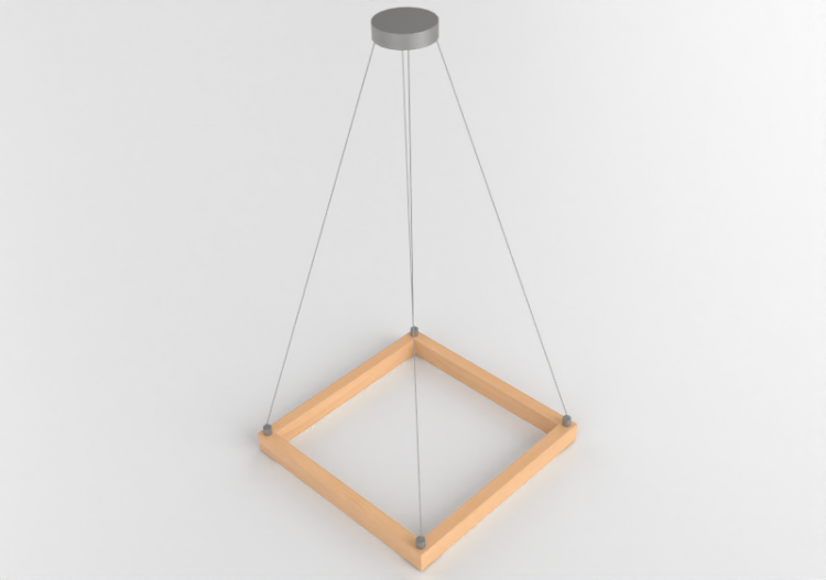 3D Ceiling Lamp - Wooden Suspended lamp - Avant Lux - Kavas...