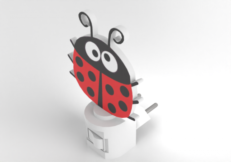 3D Wall Lamp - Night Light for children's bedrooms - Avant...