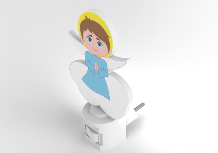 Lámpara de pared 3D - Luz nocturna para niños - Avant Lux -...