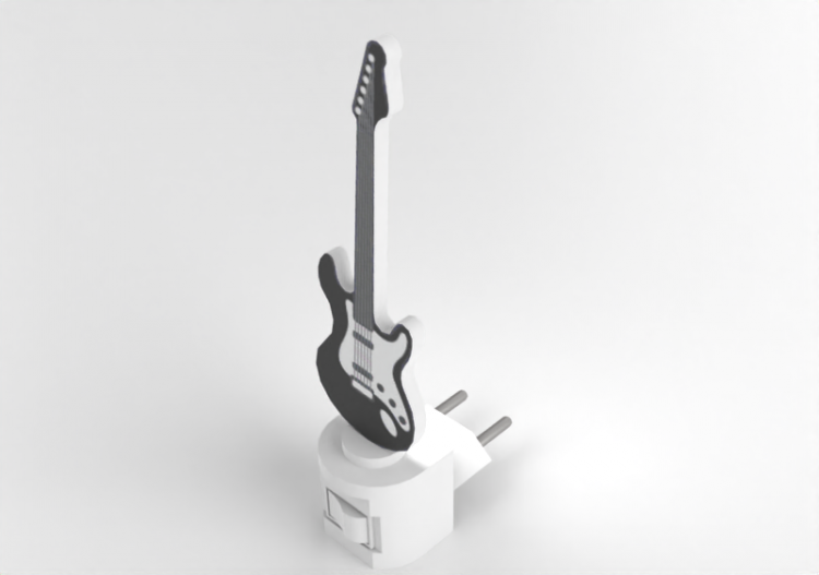 3D Wandlampe - Nachtlicht für Kinder - Avant Lux - Chitarra...
