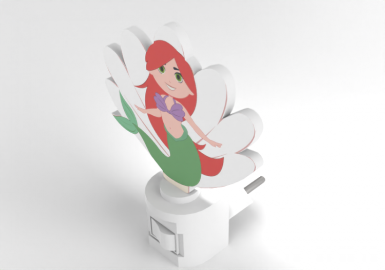 3D Wandlampe - Nachtlicht für Kinder - Avant Lux - Sirena -...