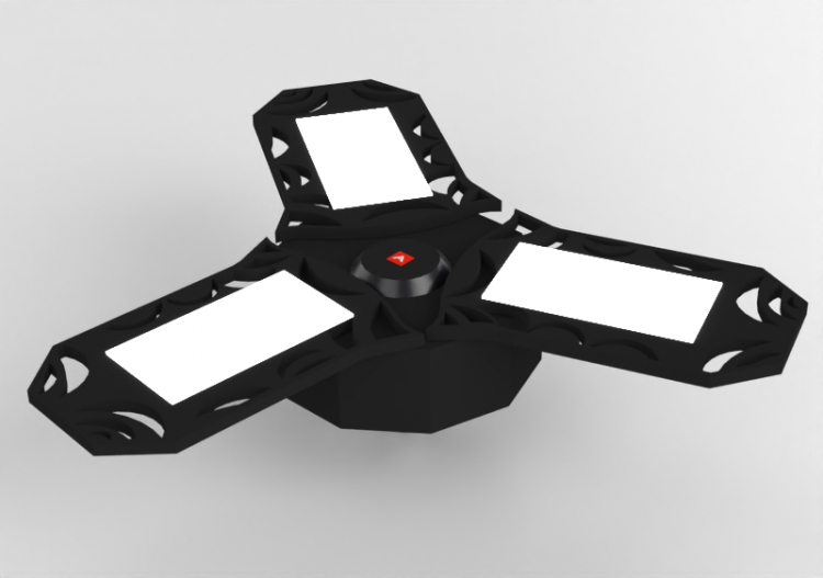 Lampe à suspension 3D - Lampe suspendue en plastique -...