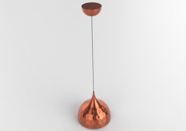 Lampe à suspension 3D - Lampe suspendue en métal - Avant...
