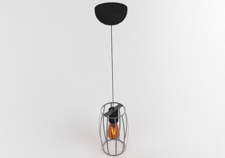 Lampe à suspension 3D - Lampe suspendue en métal - Avant...