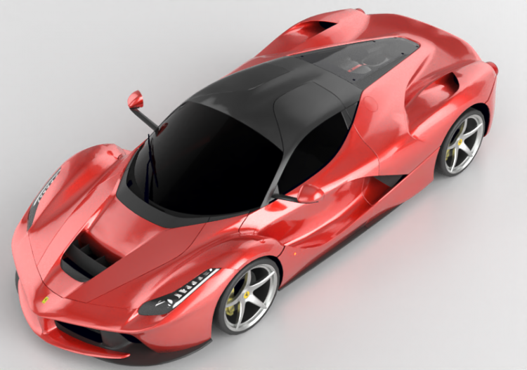 3D Cars - Ferrari LaFerrari - ACCA software