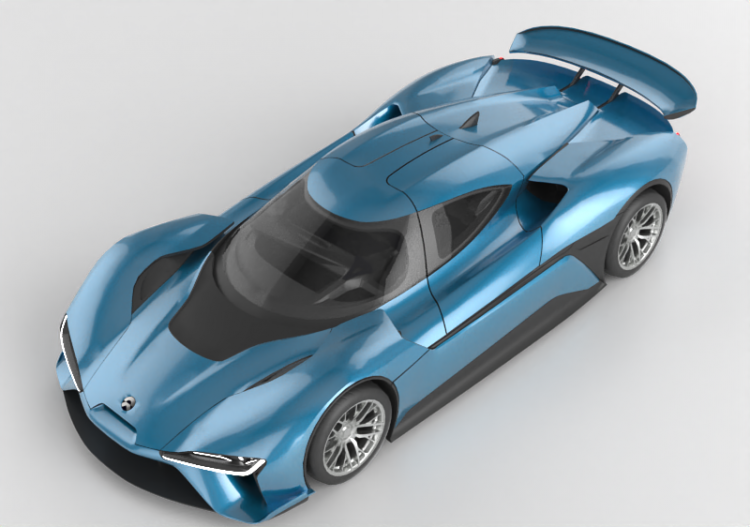3D Autos - 2018 Nio EP9 - ACCA software