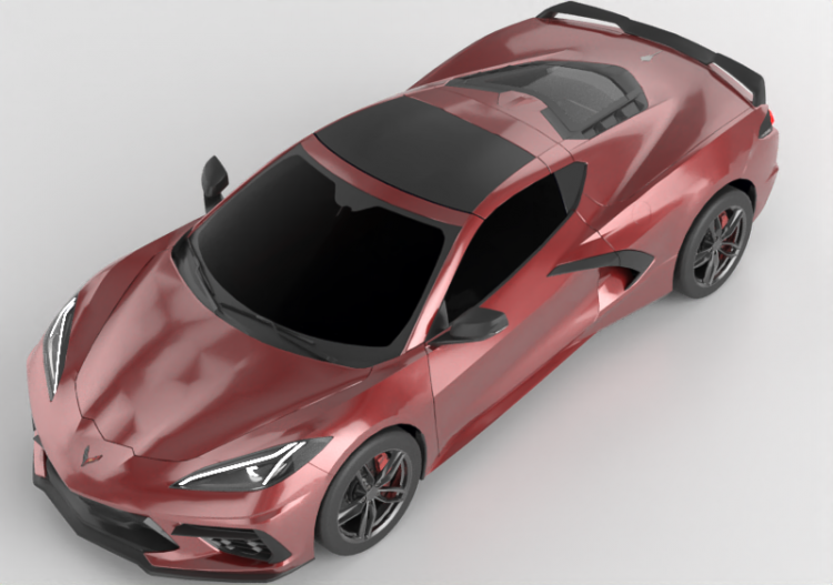 3D Autos - Corvette C8 - ACCA software