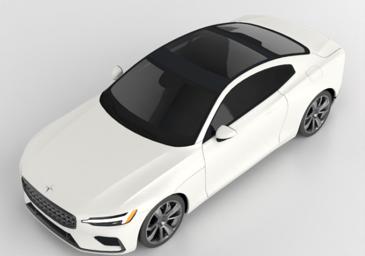 Automóveis 3D - 2019 Polestar 1 - ACCA software