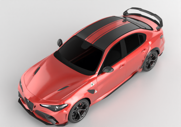 Automobiles 3D - 2021 Alfa Romeo Giulia GTAM - ACCA...