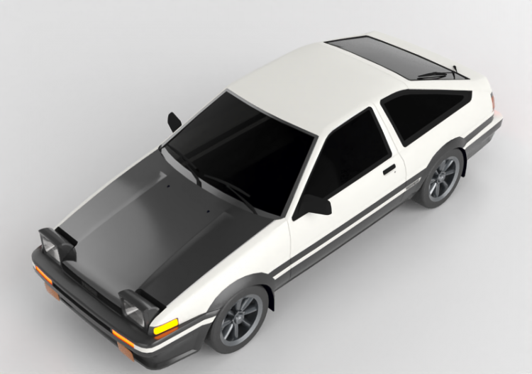 3D Autos - Toyota Trueno AE86 - ACCA software