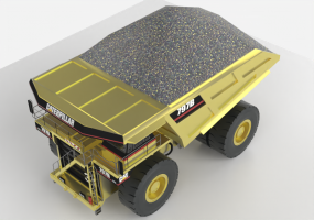 Machines de chantier 3D - Caterpillar Cat 797B