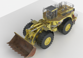 Machines de chantier 3D - Caterpillar 994