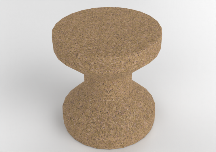 3D Chairs - Cork stool - Vitra - Cork Family A - ACCA...