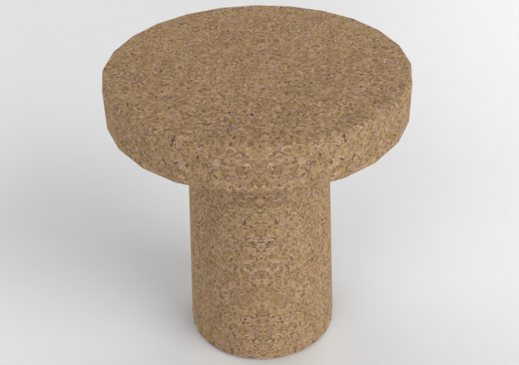 3D Chairs - Cork stool - Vitra - Cork Family C - ACCA...
