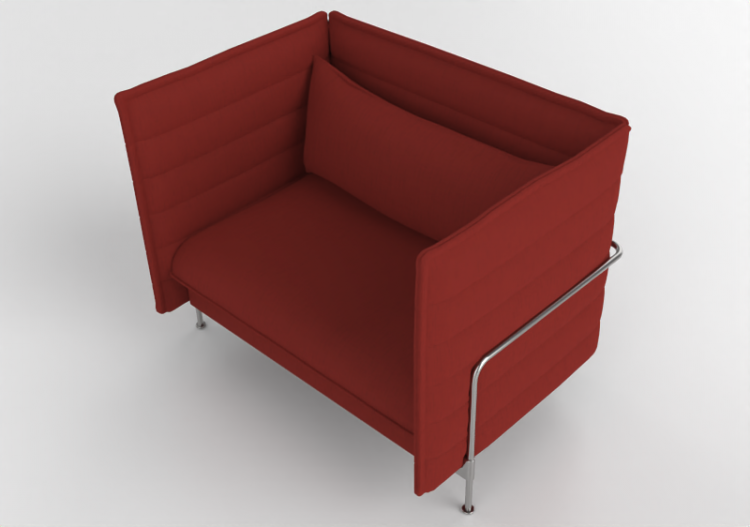 Divans 3D - Canapé en tissu - Vitra - Alcove - Love Seat...