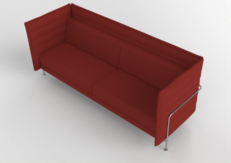 3D Sofa - Fabric sofa - Vitra - Alcove - 3 Seats Work...