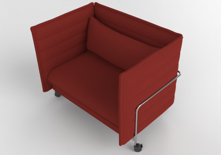Divans 3D - Canapé en tissu - Vitra - Alcove - Love Seat...