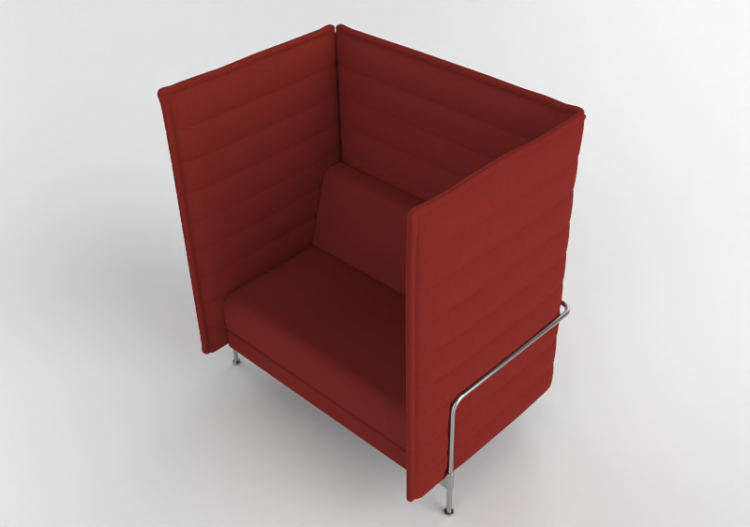 Divans 3D - Canapé en tissu - Vitra - Alcove - Love Seat...