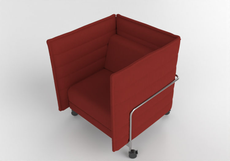 Chairs and Sofas 3D - Fabric sofa - Vitra - Alcove -...