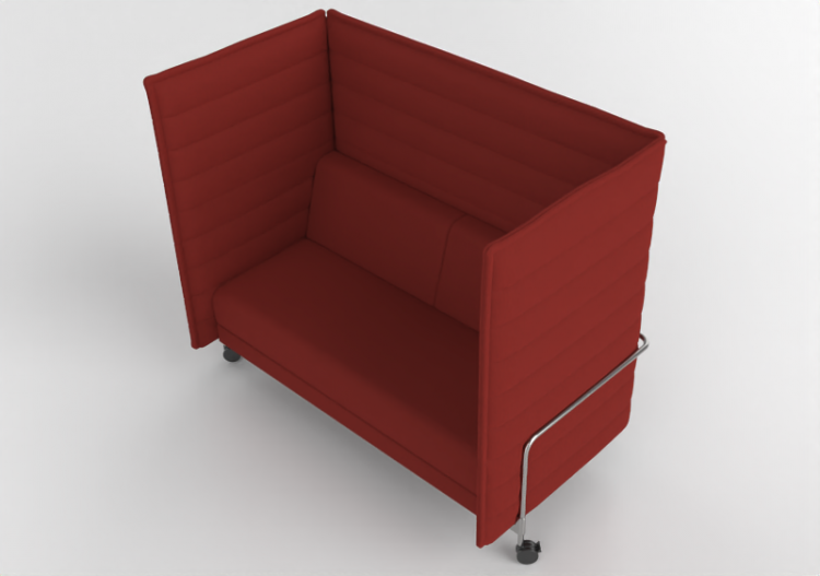 3D Sessel und Sofas - Stoffsofa - Vitra - Alcove - 2-Sitzer...