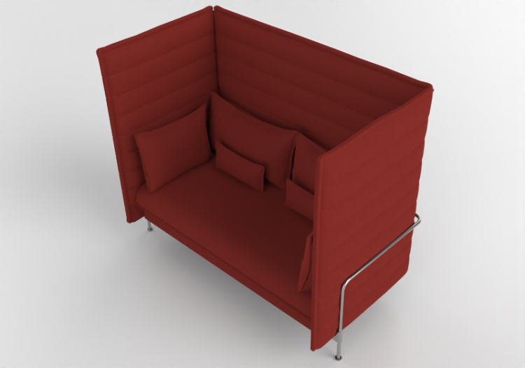 Divans 3D - Canapé en tissu - Vitra - Alcove - 2 Places...