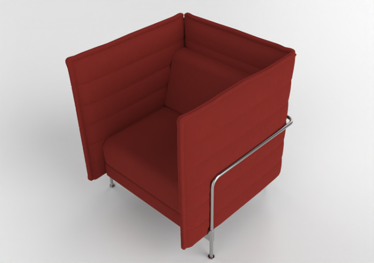 Chairs and Sofas 3D - Fabric sofa - Vitra - Alcove -...