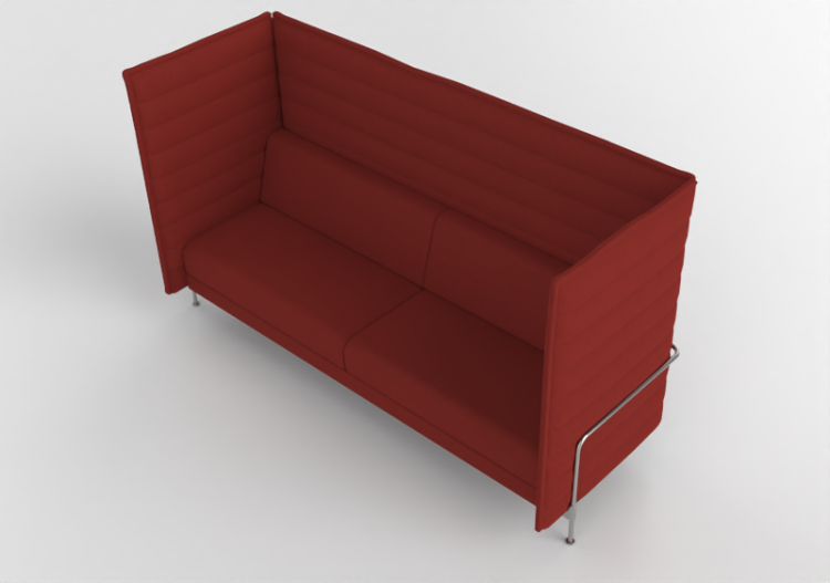 3D Sofa - Fabric sofa - Vitra - Alcove - 3 Seats Work...