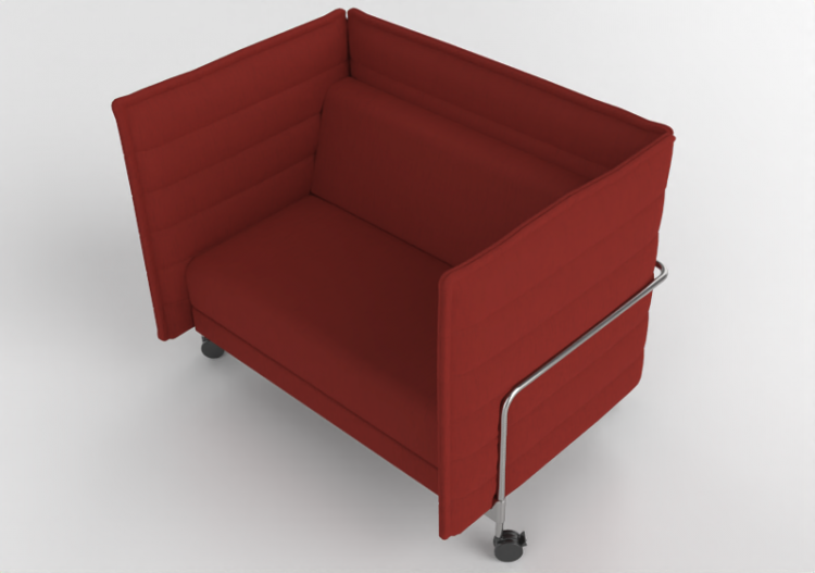 Chairs and Sofas 3D - Fabric sofa - Vitra - Alcove - Love...