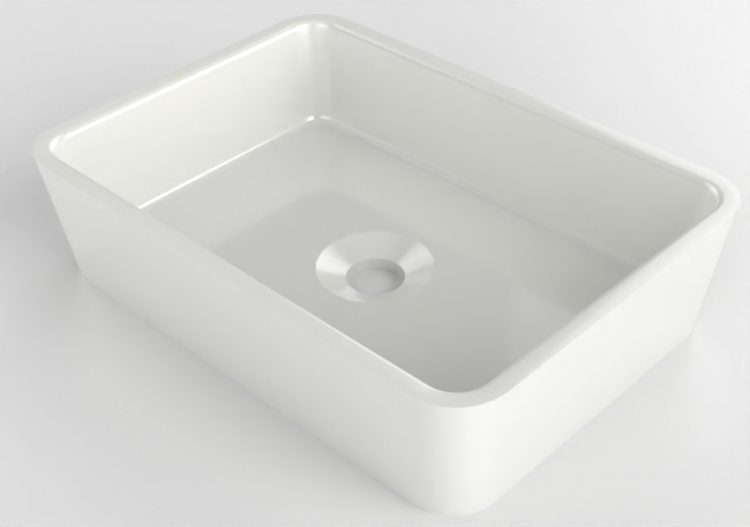 Pias 3D - Pia de cerâmica - Doka Bath Works - Edge45 - ACCA...