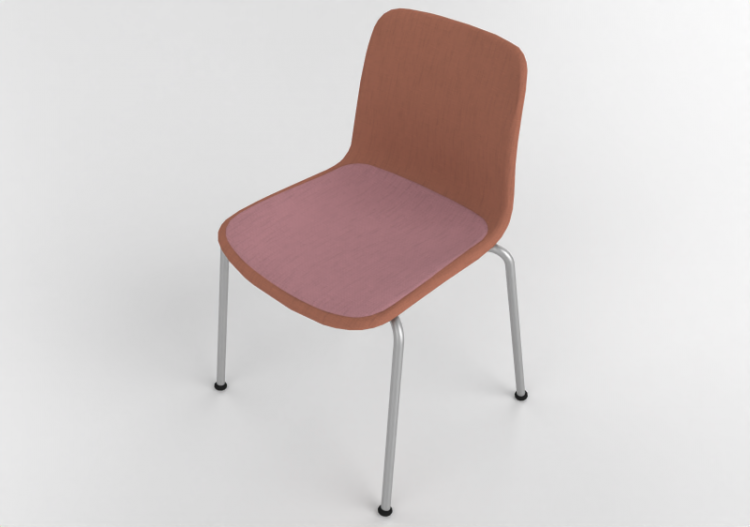 3D Chairs - Chair with fabric seat - Cavaletti - Match -...