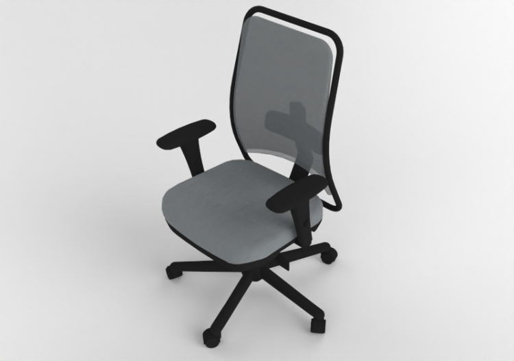 椅子 - Chair with fabric seat - Cavaletti - New Net - 16002 -...