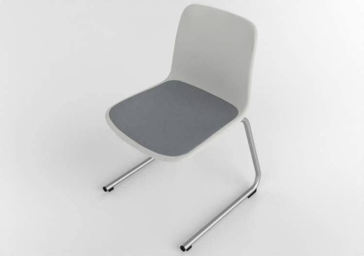 3D Chairs - Chair with plastic seat - Cavaletti - Match -...