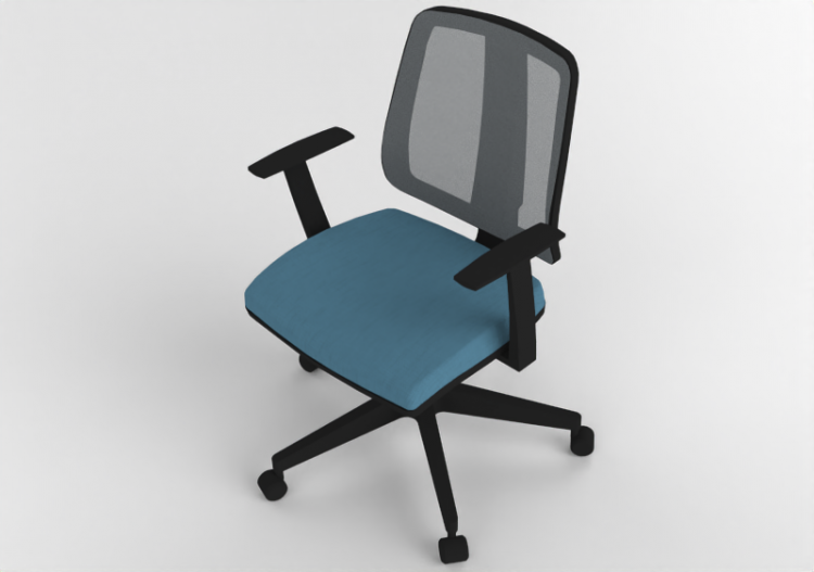 3D Chairs - Chair with fabric seat - Cavaletti - Flip -...