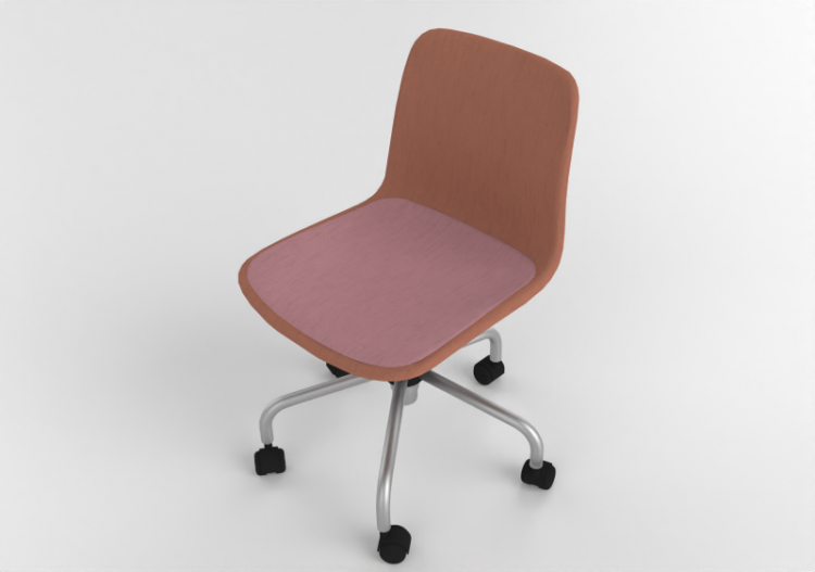 Cadeira 3D - Cadeira com assento em tecido - Cavaletti -...