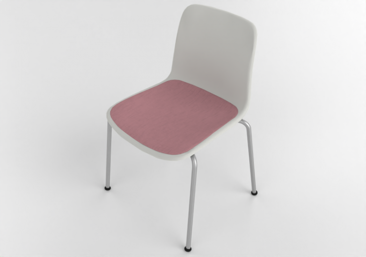 Cadeira 3D - Cadeira com assento em plástico - Cavaletti -...
