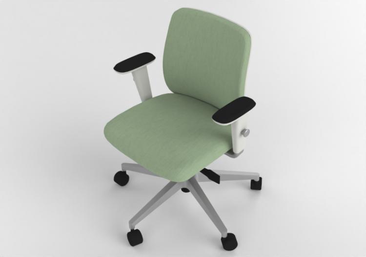 Sillas 3D - Silla con asiento de tela - Cavaletti - Idea -...