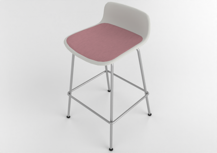 Sedie 3D - Sedia con seduta in plastica - Cavaletti - Match...