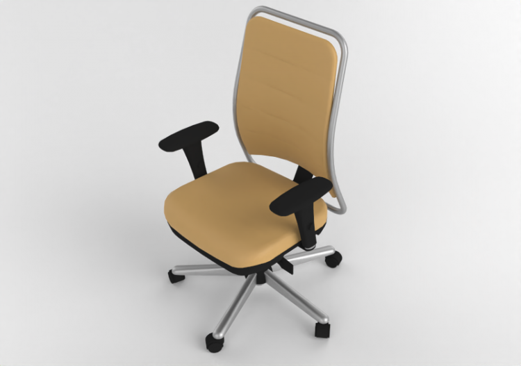 3D Stühle - Stuhl mit Sitz-Teil aus Leder - Cavaletti - New...