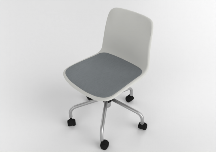 Cadeira 3D - Cadeira com assento em plástico - Cavaletti -...
