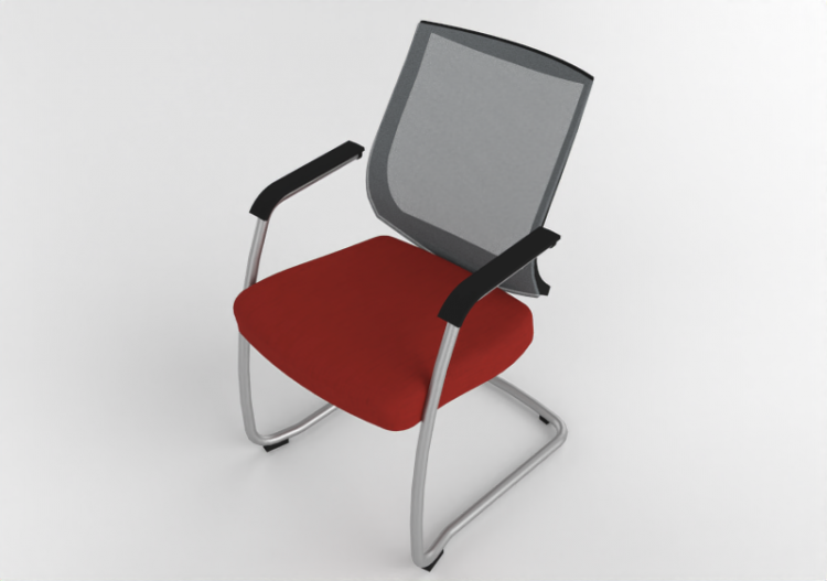 Chaises 3D - Chaise avec assise en tissu - Cavaletti - Air...