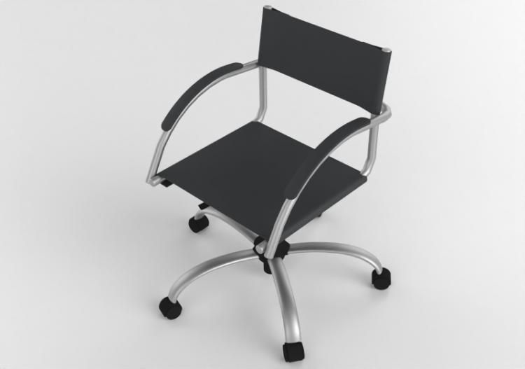 Cadeira 3D - Cadeira com assento em pele - Cavaletti -...