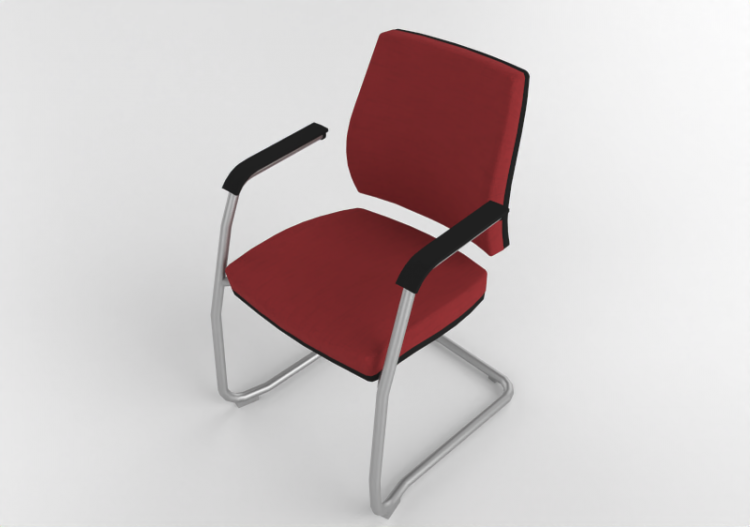 椅子 - Chair with fabric seat - Cavaletti - Corn - 37006S -...