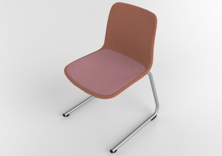 Sillas 3D - Silla con asiento de tela - Cavaletti - Match -...