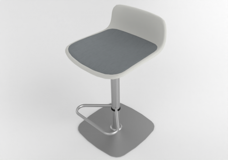 3D Chairs - Chair with plastic seat - Cavaletti - Match -...