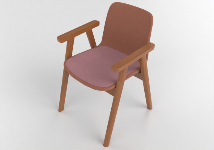 3D Chairs - Chair with fabric seat - Cavaletti - Match -...