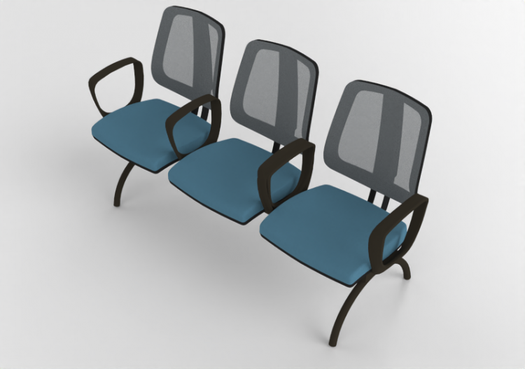3D Chairs - Chairs with fabric seat - Cavaletti - Flip -...