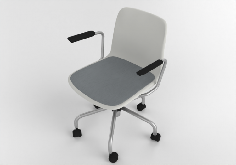 Cadeira 3D - Cadeira com assento em plástico - Cavaletti -...
