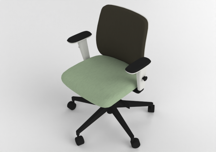 3D Stühle - Stuhl mit Sitz-Teil aus Stoff - Cavaletti -...