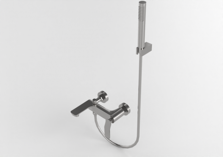 Torneiras 3D - Misturador monocomando para banheira - Doka...